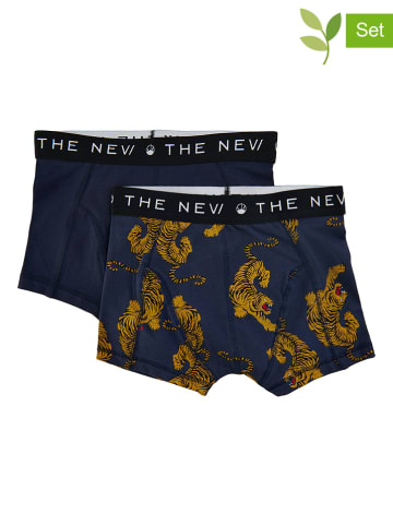 The NEW 2-delige set: boxershorts donkerblauw