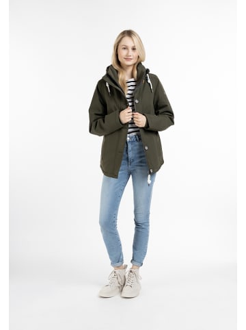 Schmuddelwedda Regenjacke in Oliv