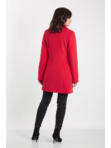 Ciriana Wollen mantel rood