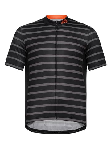Odlo Koszulka kolarska "Essential" w kolorze szaro-czarnym