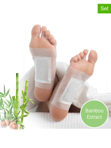 InnovaGoods 10-delige set: detox-voetenpleisters "Bamboo"
