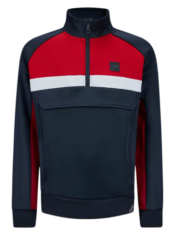 Retour Sweatshirt in Schwarz/ Rot
