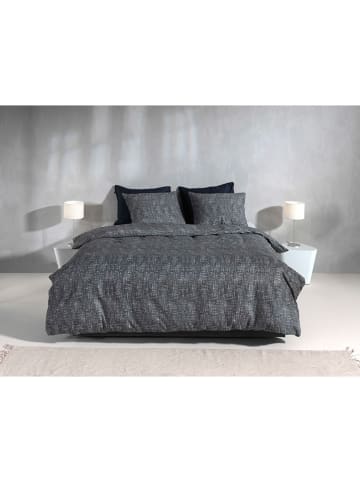 Zo!Home Flanellen beddengoedset "Blitz" zwart