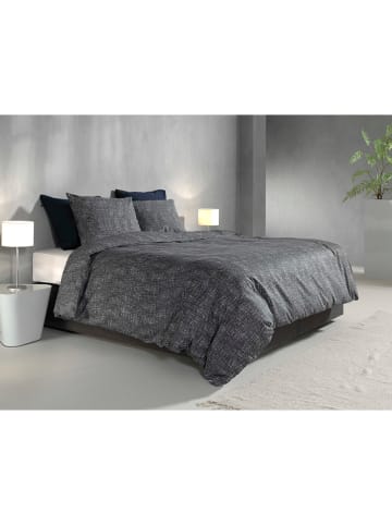 Zo!Home Flanellen beddengoedset "Blitz" zwart