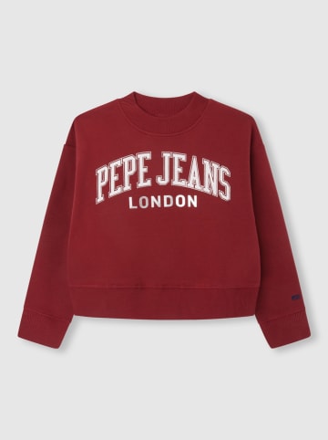 Pepe Jeans Sweatshirt "Elisabeth" in Bordeaux