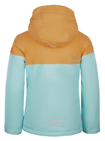 Trollkids Ski-/ Snowboardjacke "Hallingdal" in Hellblau/ Hellbraun