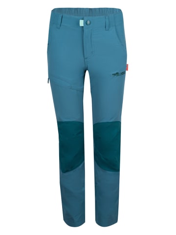 Trollkids Trekkinghose "Hammerfest Pro" - Slim fit - in Blau