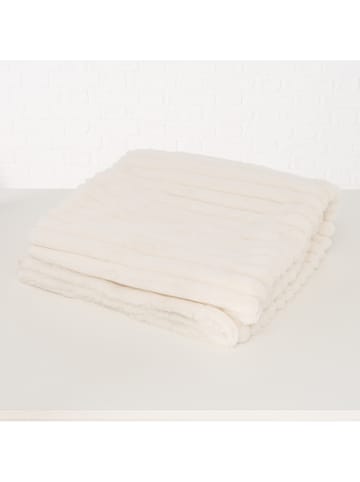 Boltze Wohndecke "Lucille" in Creme - (L)200 x (B)150 cm