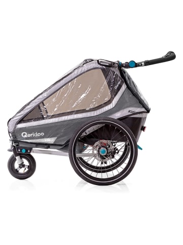 Qeridoo Regenverdeck für Einsitzer-Kindersportwagen "Kidgoo1" in Transparent
