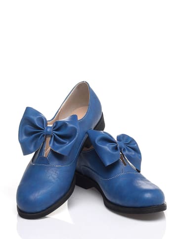 Just Bow Slipper in Blau