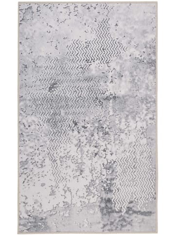 Wecon Home Kurzflor-Teppich "Room 9" in Grau/ Silber
