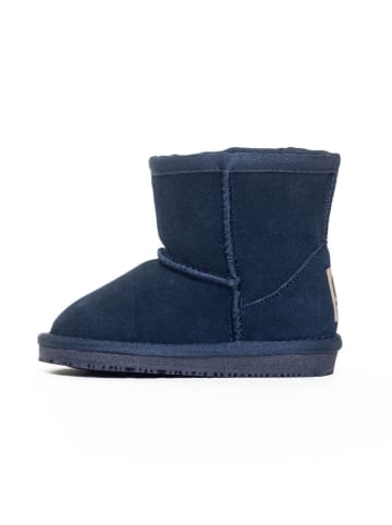 Gooce Leren winterboots "Ethel Toddler" donkerblauw