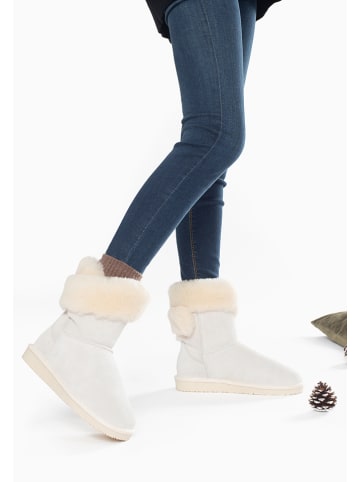 Gooce Leren winterlaarzen "Beverly" wit