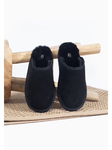 Gooce Schapenvachtpantoffels "Emerald" zwart