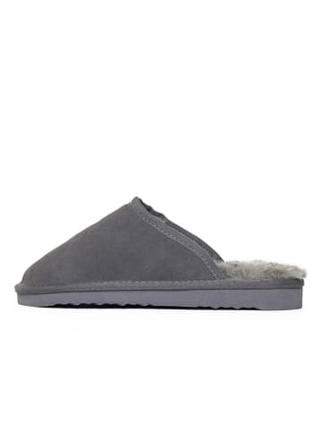 Gooce Pantoffels van schapenvacht "Emeralda" grijs
