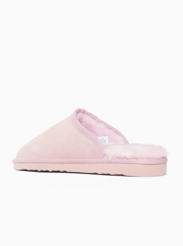 Gooce Pantoffels van schapenvacht "Emeralda" lichtroze