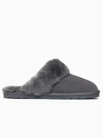 Gooce Schapenvachtpantoffels "Emerson" grijs