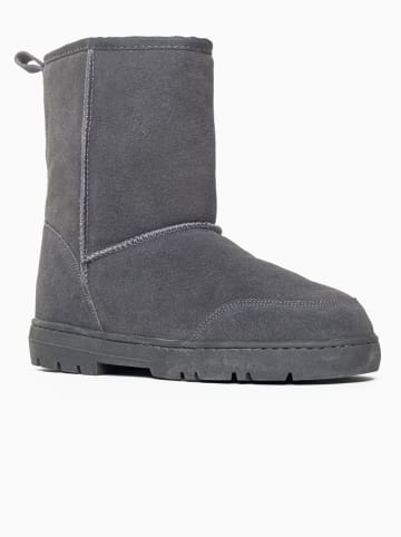 Gooce Leder-Winterboots "Gully" in Grau