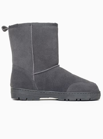 Gooce Leder-Winterboots "Gully" in Grau