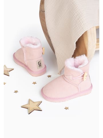 Gooce Leder-Winterboots "Hubbard" in Rosa