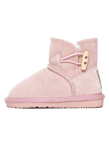 Gooce Leder-Winterboots "Hubbard" in Rosa