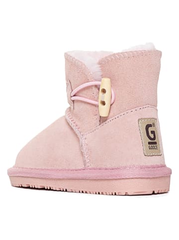 Gooce Leder-Winterboots "Hubbard" in Rosa