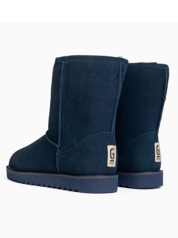 Gooce Leder-Winterstiefel "Sawel Waterproof" in Dunkelblau