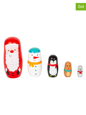 Small foot 5-delige set: houten figuren "Kerst" - vanaf 3 jaar