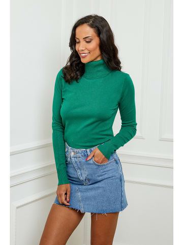 L'armoire de Suzette Rollkragenpullover in Grün