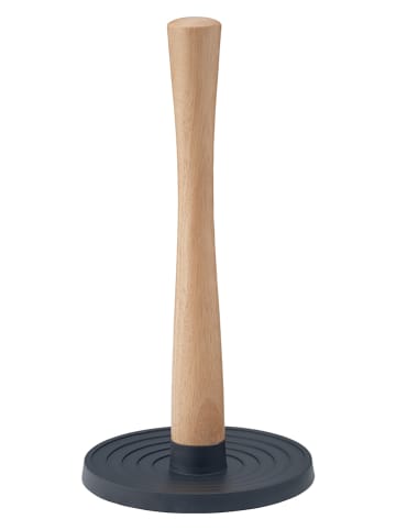 RIG-TIG Keukenrolhouder "Roll it" naturel/zwart - (H)30,5 cm