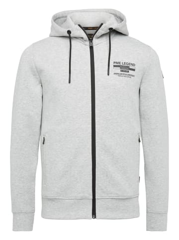 PME Legend Sweatjacke in Hellgrau