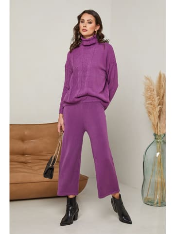 Soft Cashmere 2tlg. Outfit in Lila