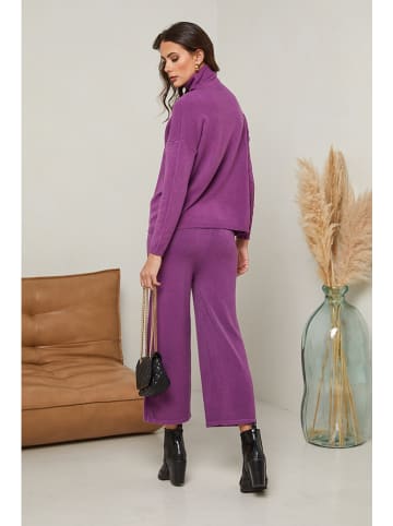 Soft Cashmere 2-częściowy zestaw w kolorze fioletowym