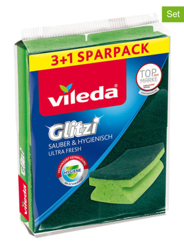 Vileda Gąbki (20 szt.) w kolorze zielonym do mycia naczyń