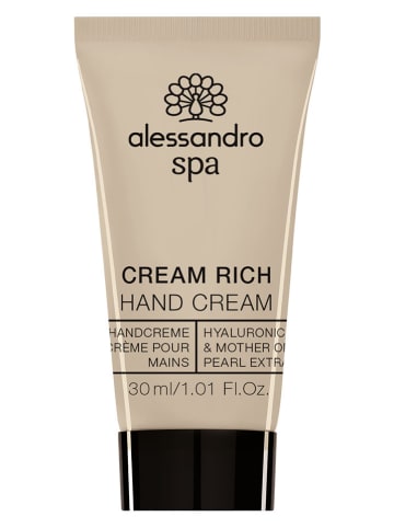 Alessandro Krem do rąk "Spa Cream Rich" - 30 ml