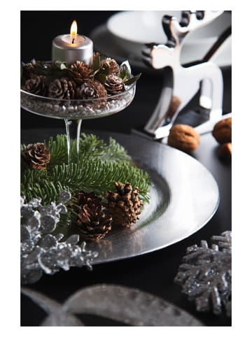 Trendy Kitchen by EXCÉLSA Talerze (6 szt.) w kolorze srebrnym