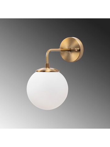 Opviq Wandlamp goudkleurig - (B)27 x (H)25 cm
