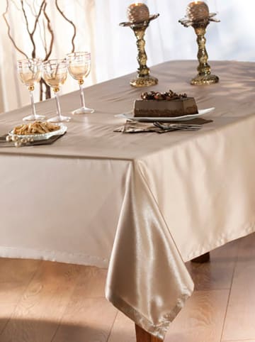 Calitex Tischdecke "Kalyne" in Taupe