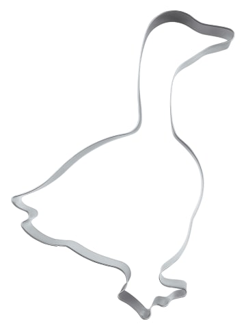Dr. Oetker Roestvrijstalen uitsteekvorm "Gans" - (L)20 x (B)15,5 cm