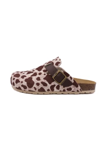 billowy Pantoffels bruin/lichtroze