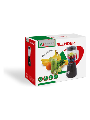 Lifa Living Blender kielichowy w kolorze czarnym - 1,5 l