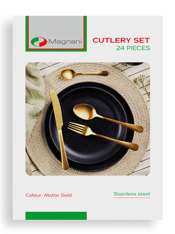 Lifa Living 24tlg. Set: Besteck in Gold