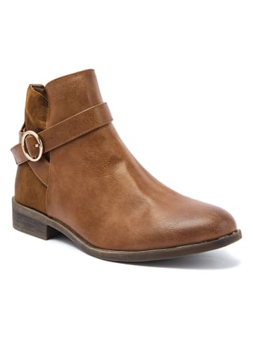 Sixth Sens Ankle-Boots in Camel