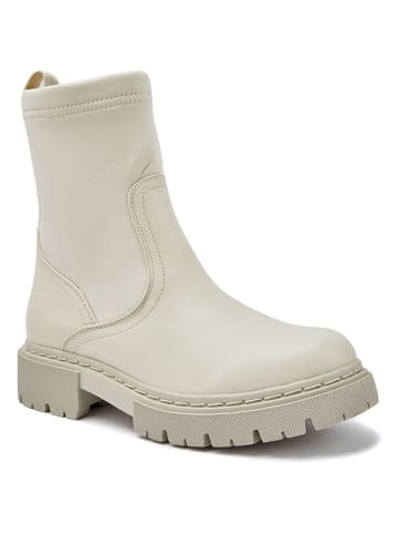 Sixth Sens Chelsea-Boots in Creme