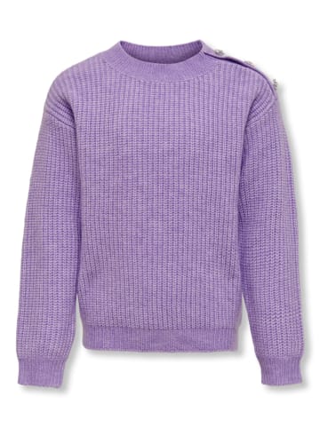 KIDS ONLY Sweter "Airy" w kolorze fioletowym