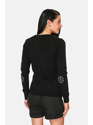 ASSUILI Kaschmir-Pullover in Schwarz