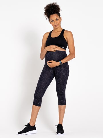 Dare 2b Ciążowe legginsy sportowe "Influential" w kolorze antracytowym