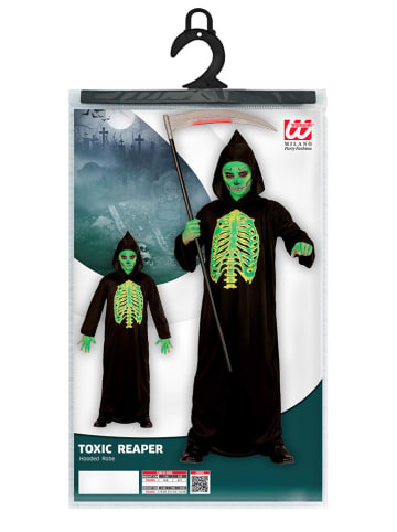 Carnival Party Kostuumcape "TOXIC REAPER" zwart