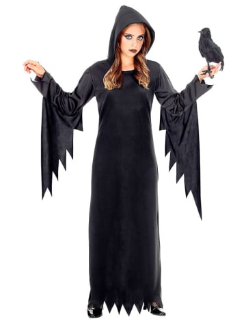 Carnival Party Kostümkleid "DUNKLE KÖNIGIN" in Schwarz