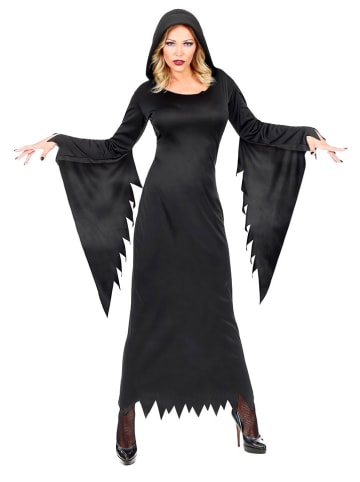 Carnival Party Kostümkleid "DUNKLE KÖNIGIN" in Schwarz